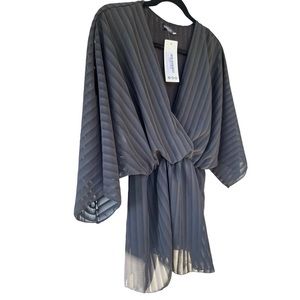 Boohoo Plus kimono sleeve Top